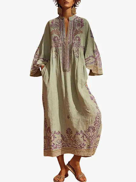 Soft Embroidered Women's Robe