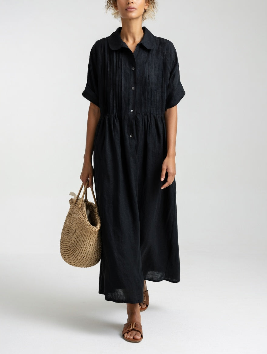 Flowy Summer Shirt Dress