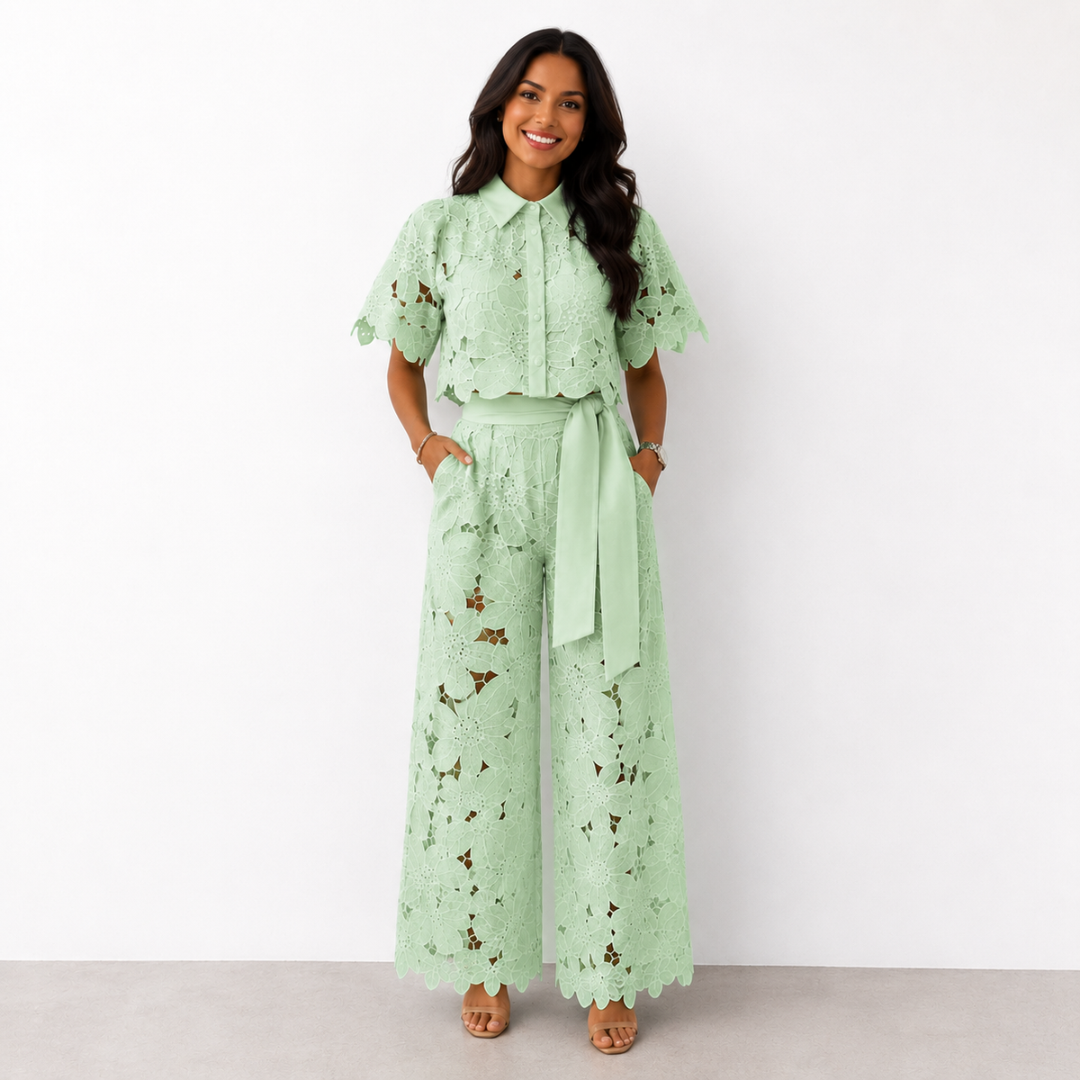 Exquisite Lace Ensemble