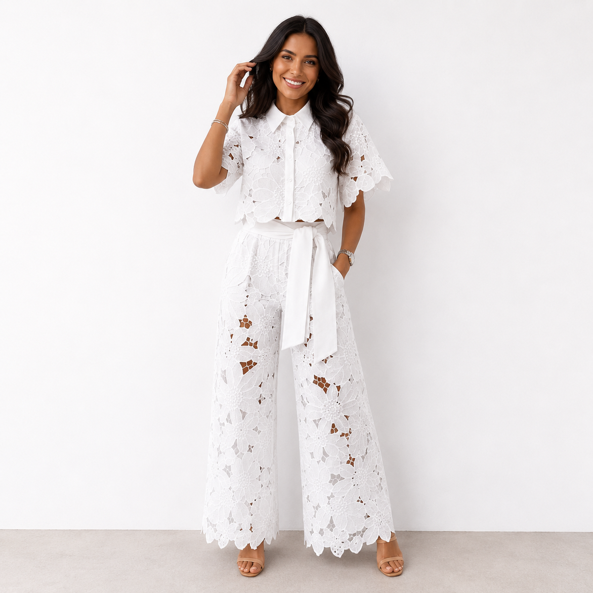 Exquisite Lace Ensemble
