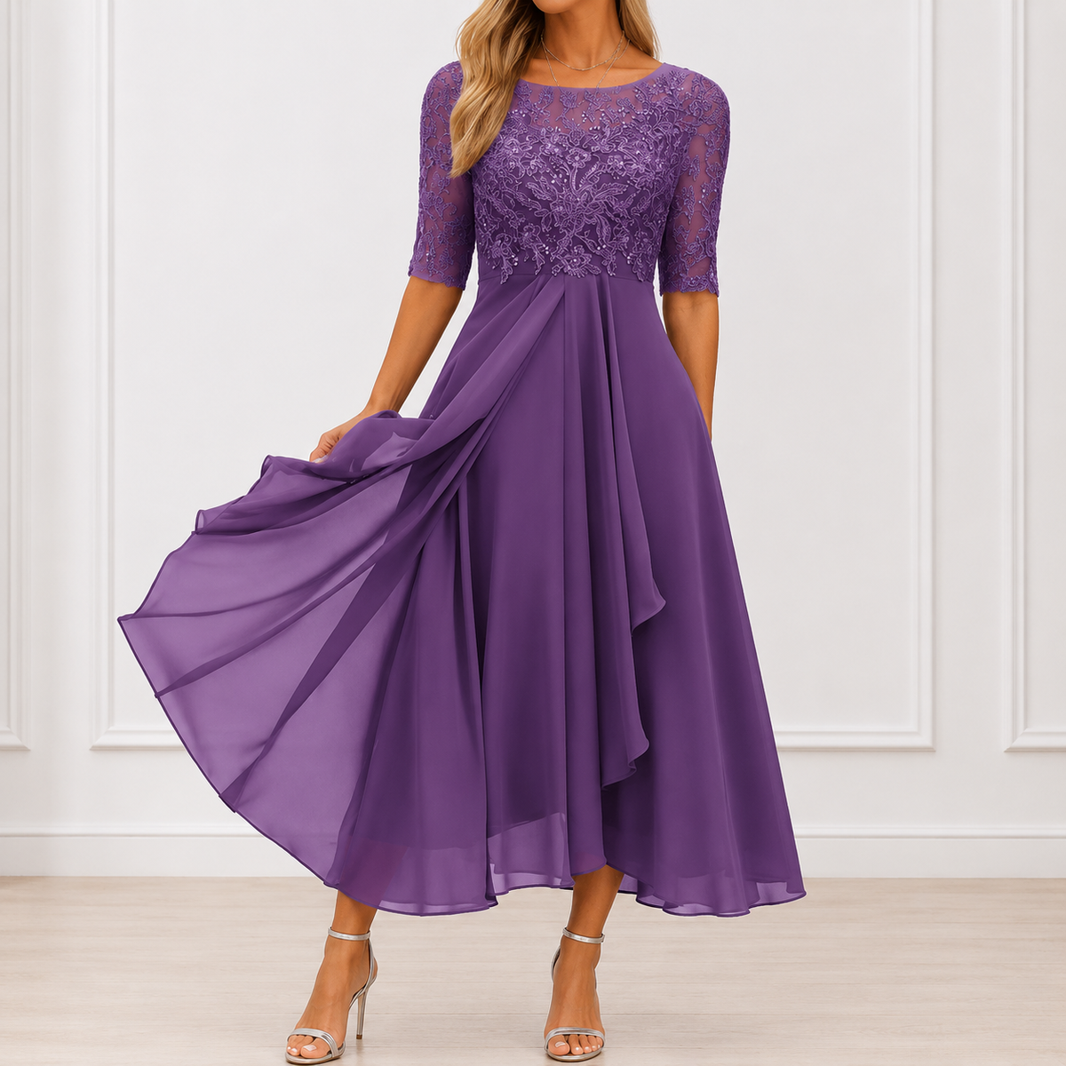 Floral Elegance Marie Dress