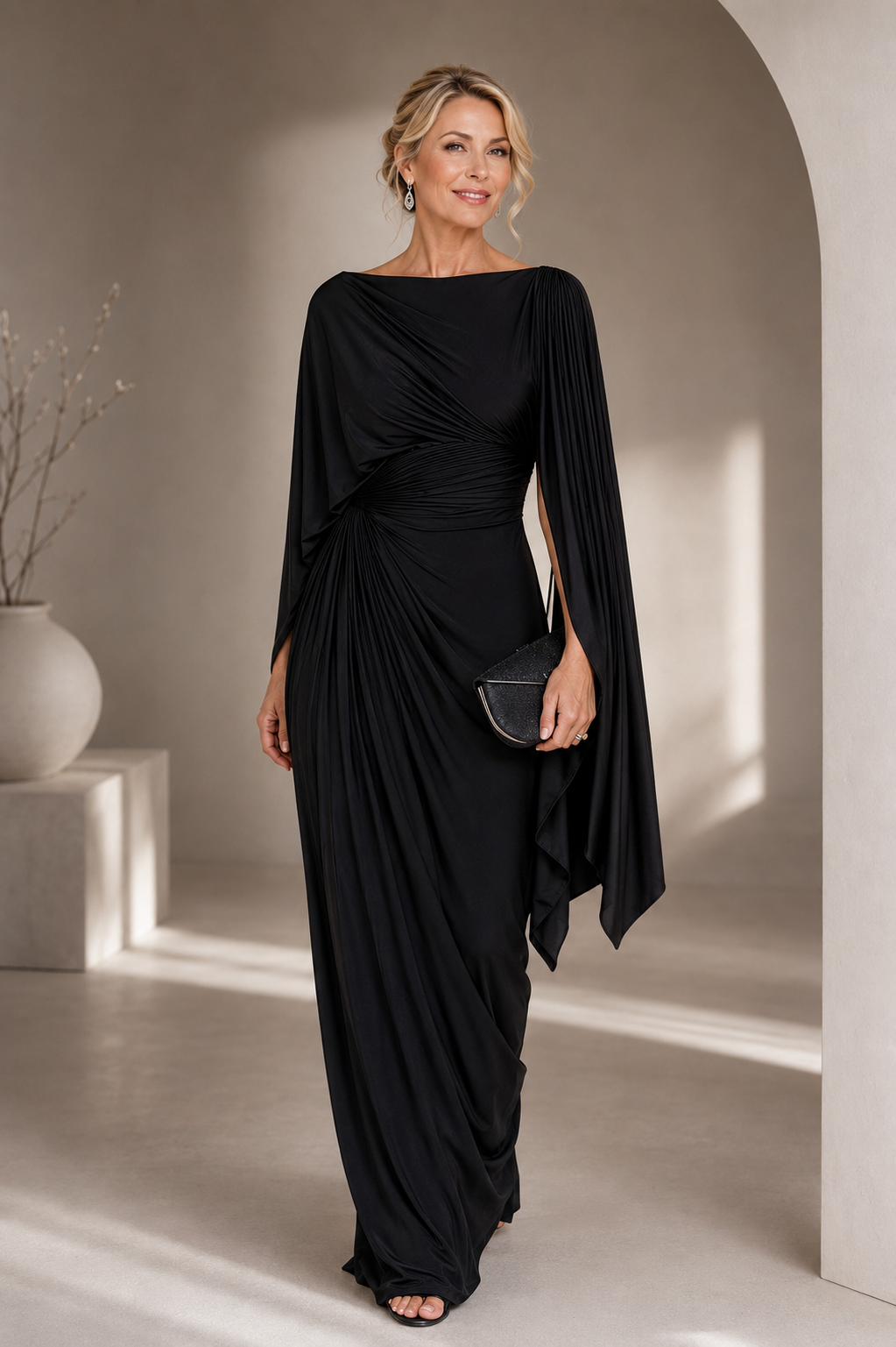 Elegant Maxi-Length Dress