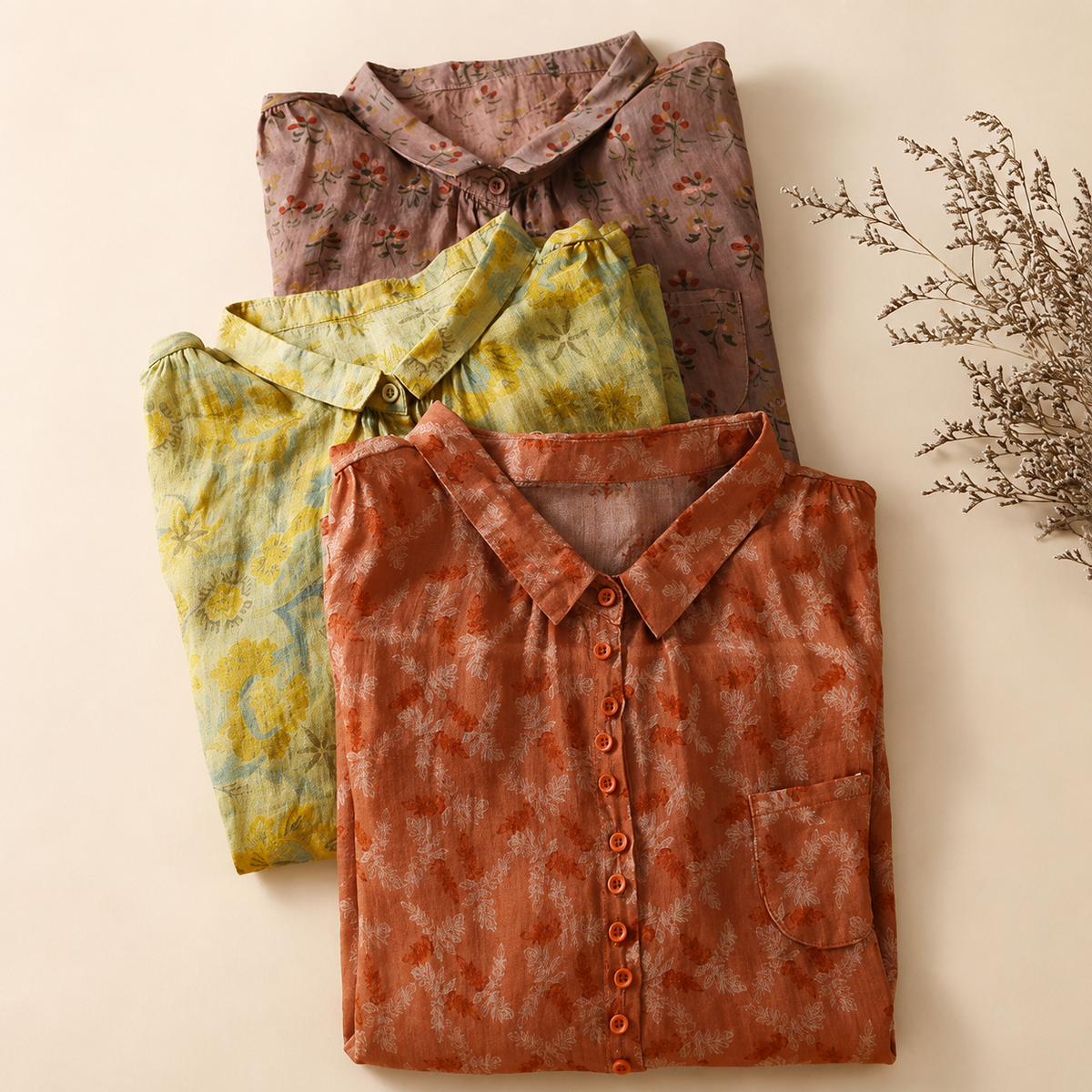Cotton Linen Chic Blouse