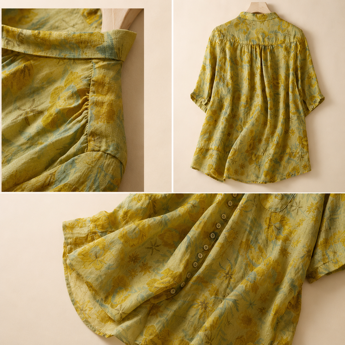 Cotton Linen Chic Blouse