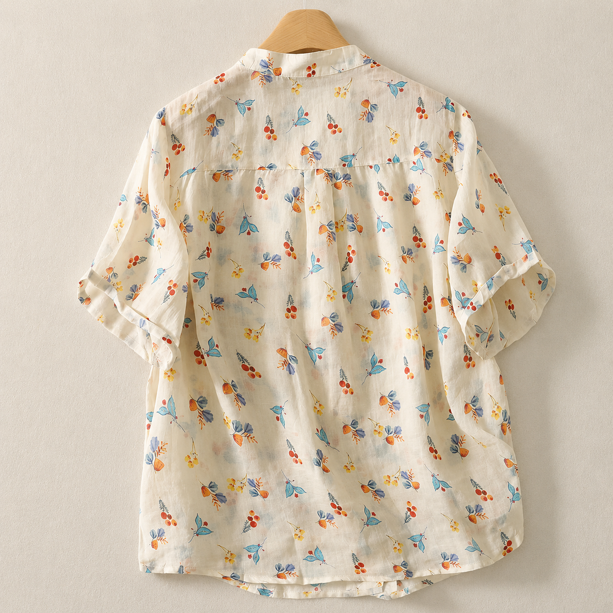 Cotton Linen Roselle Blouse