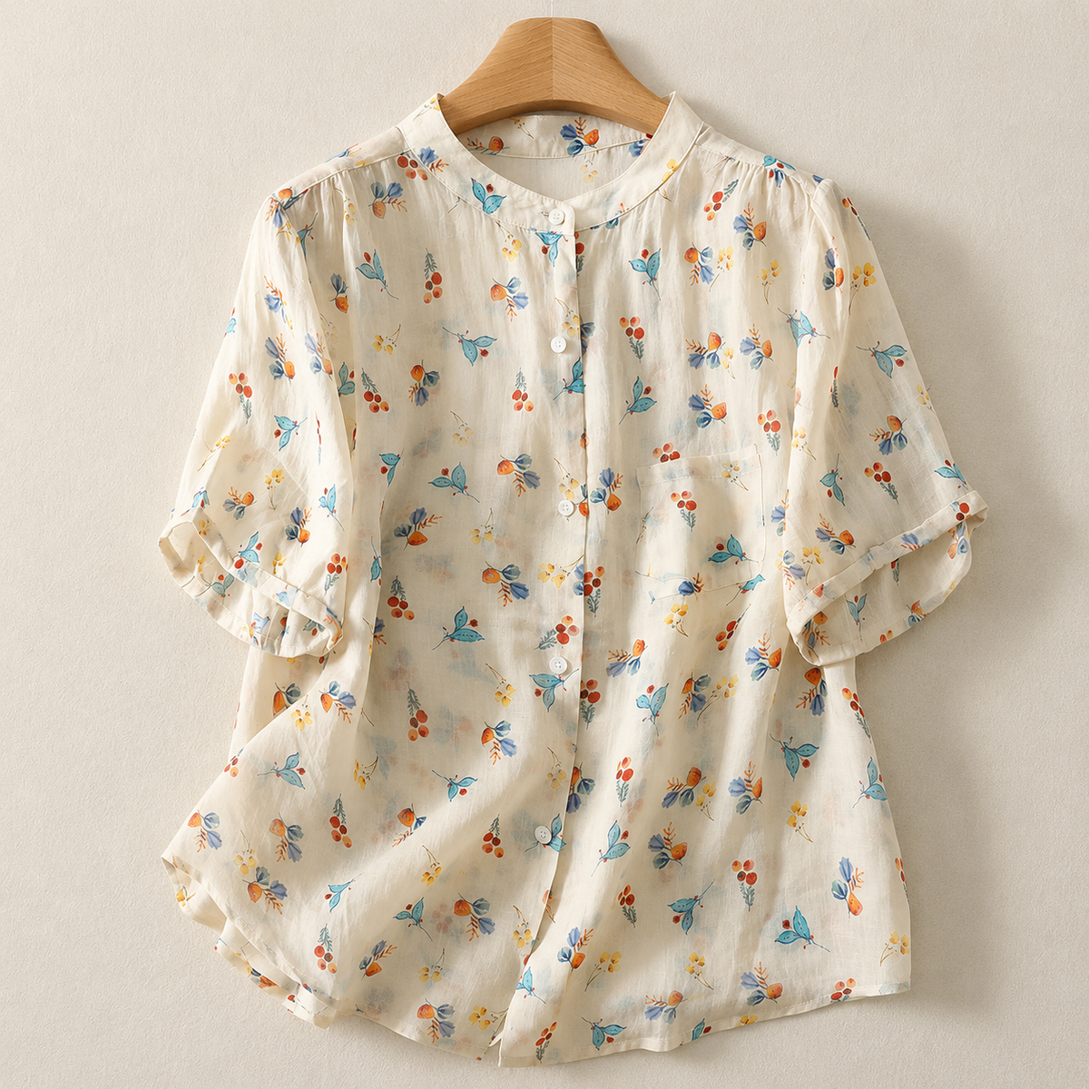 Cotton Linen Roselle Blouse