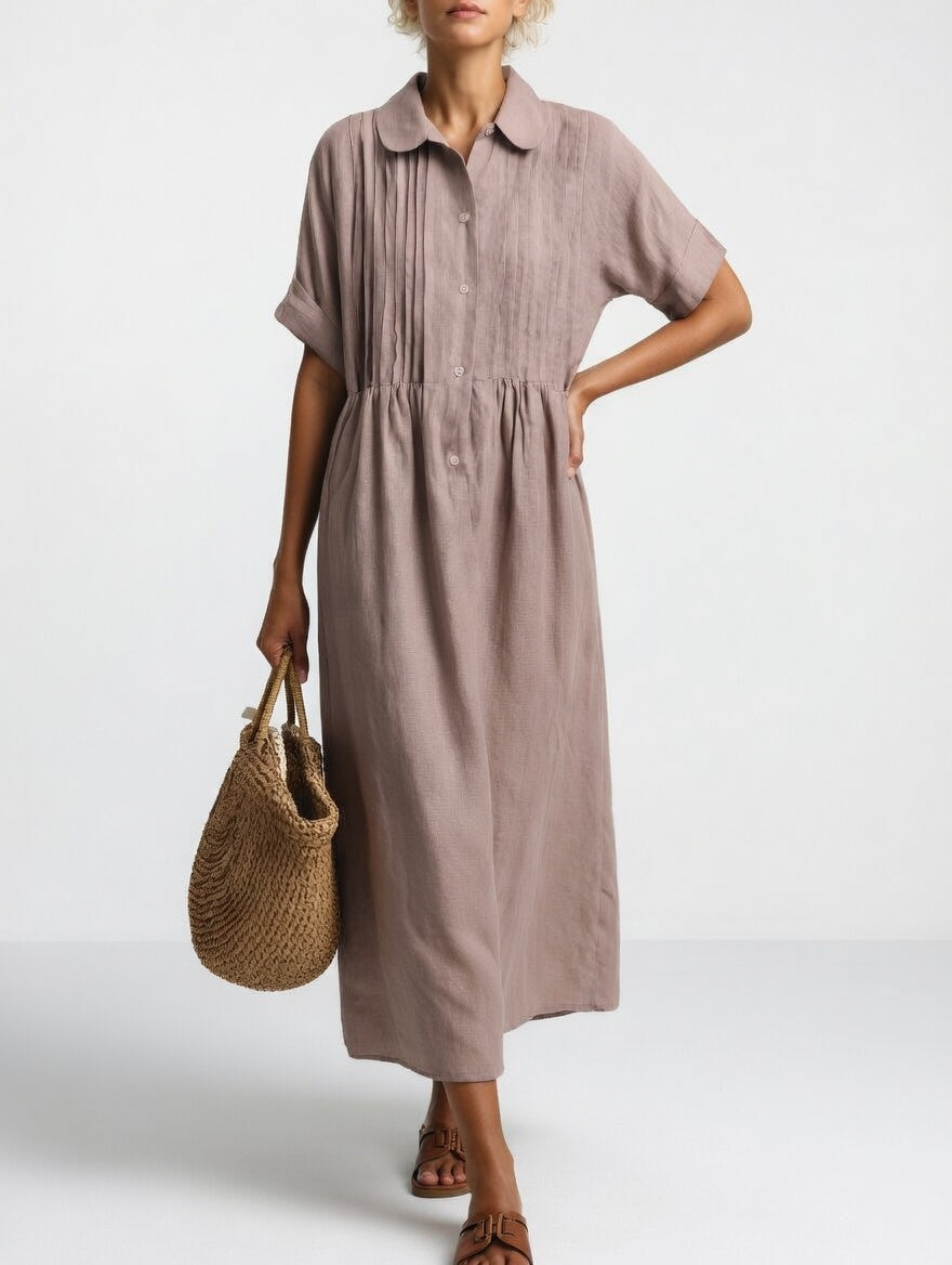 Flowy Summer Shirt Dress