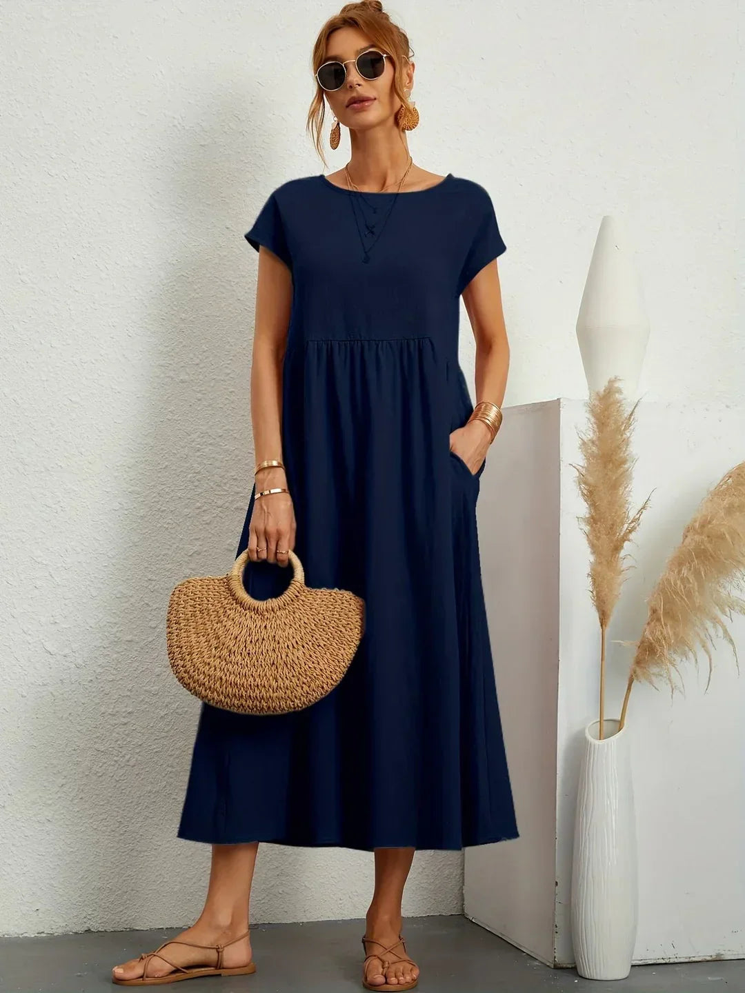 Timeless Elegance Midi Dress