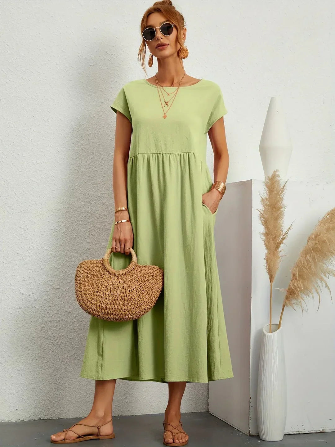 Timeless Elegance Midi Dress