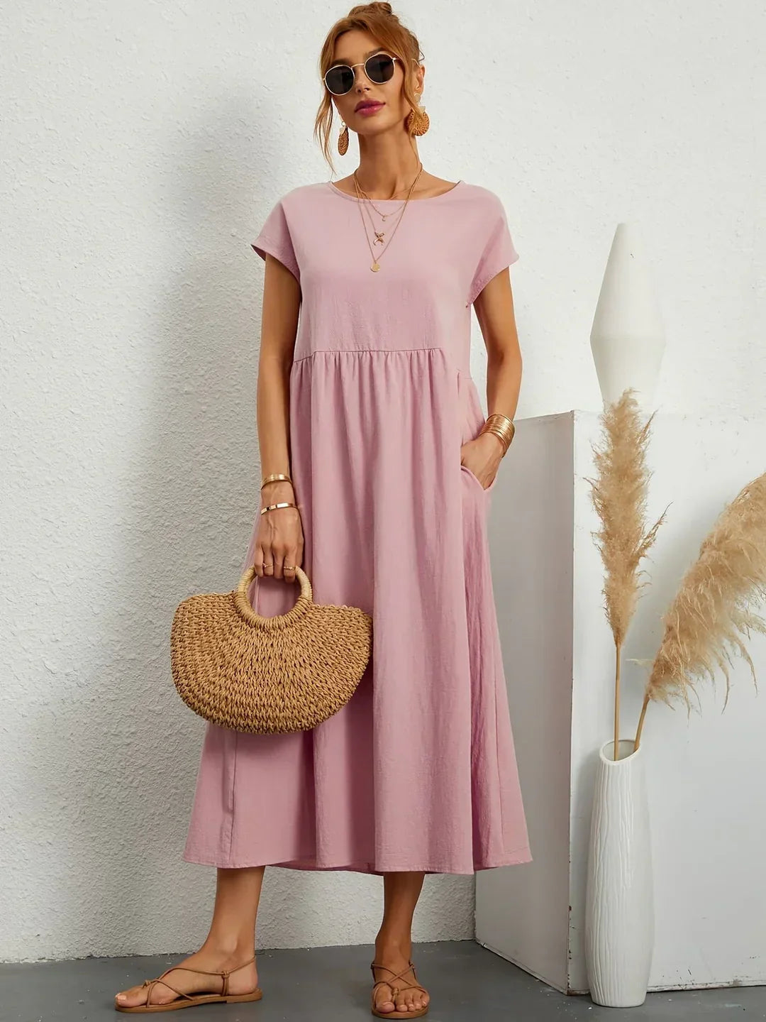 Timeless Elegance Midi Dress