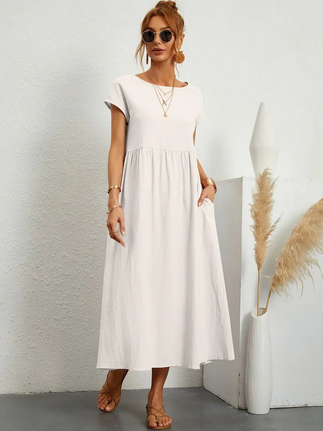 Timeless Elegance Midi Dress