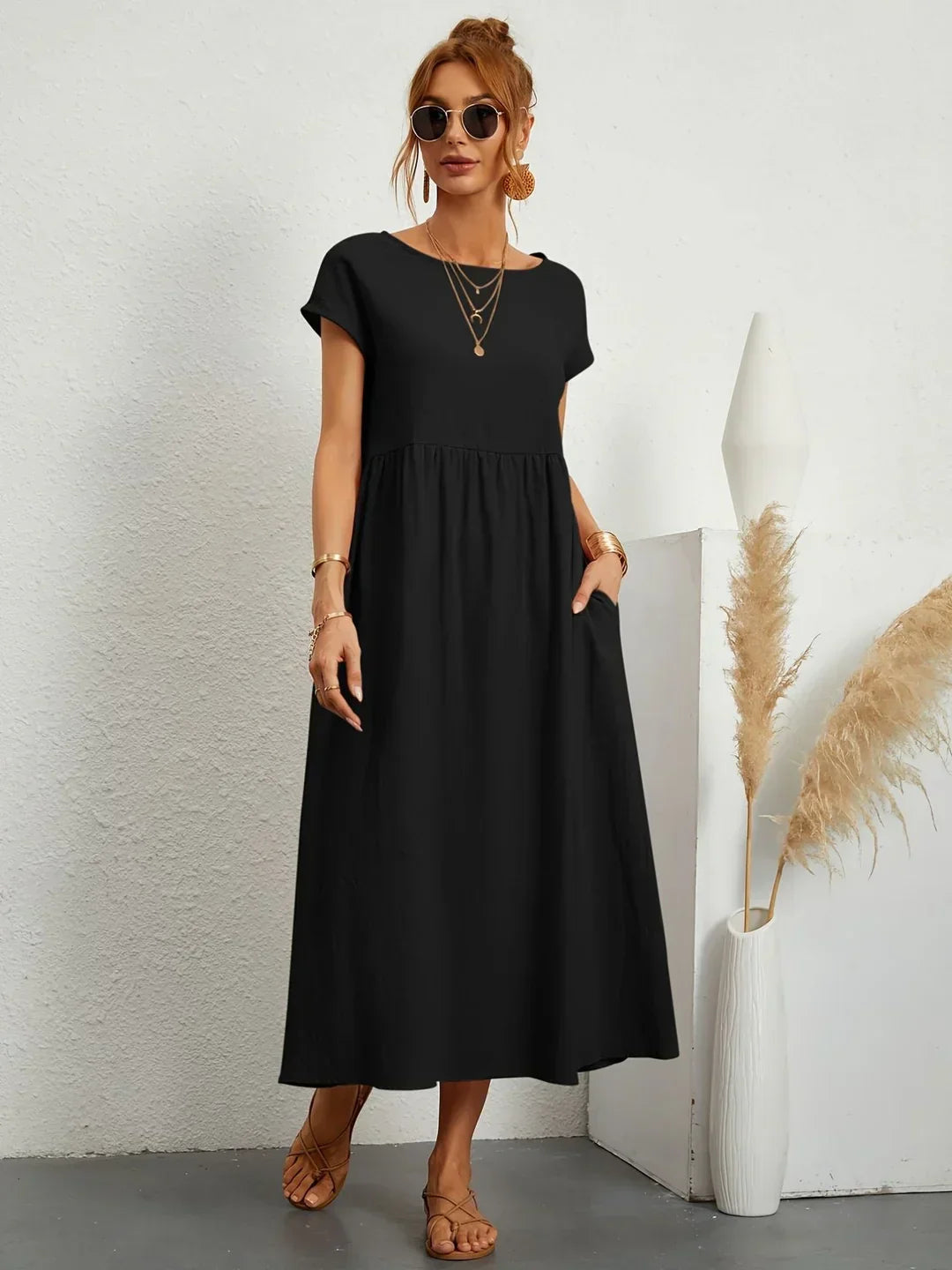 Timeless Elegance Midi Dress