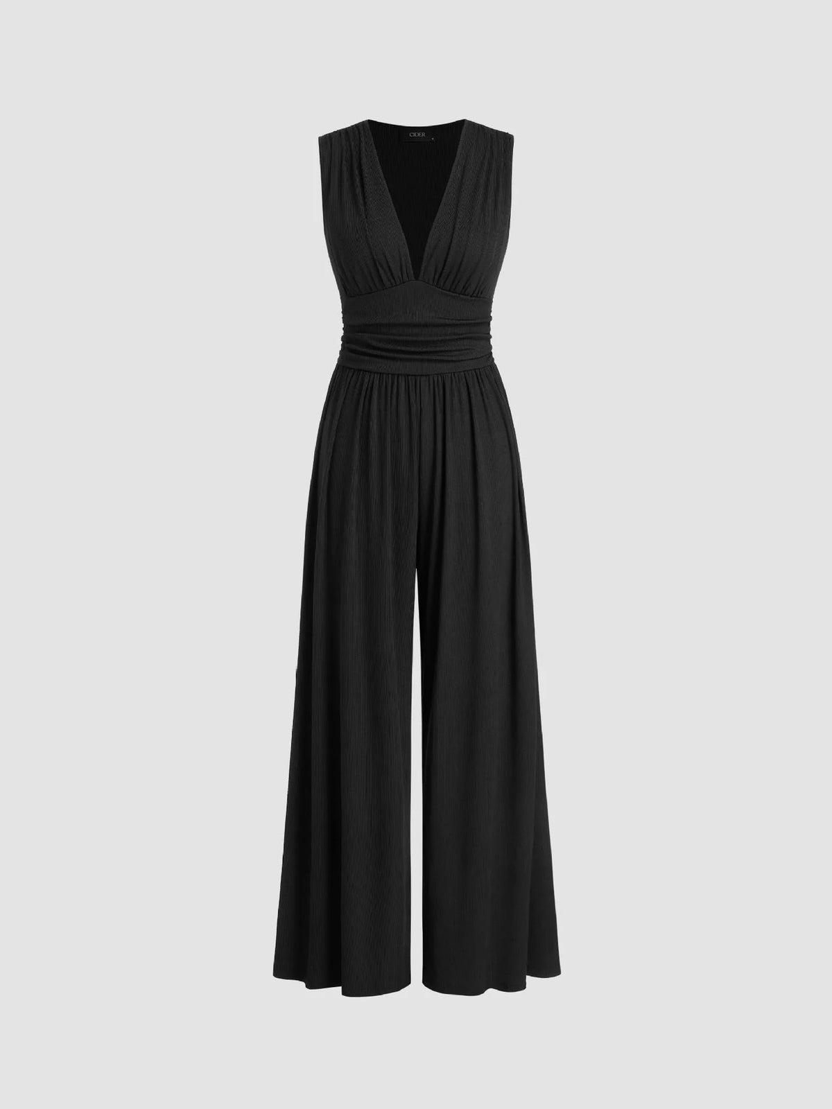 Elegant Sleeveless Wide-Leg Jumpsuit