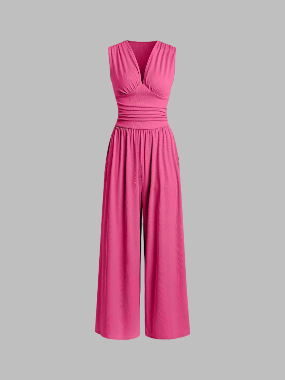Chic Sleeveless Wide-Leg Romper