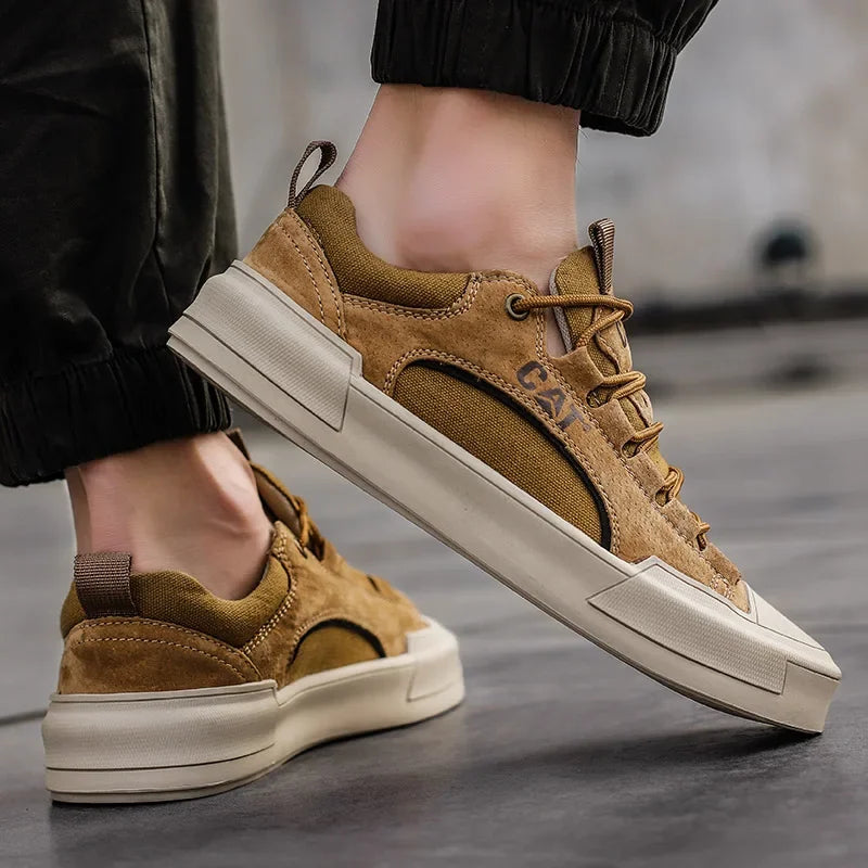 UrbanEdge Premium Leather Sneakers
