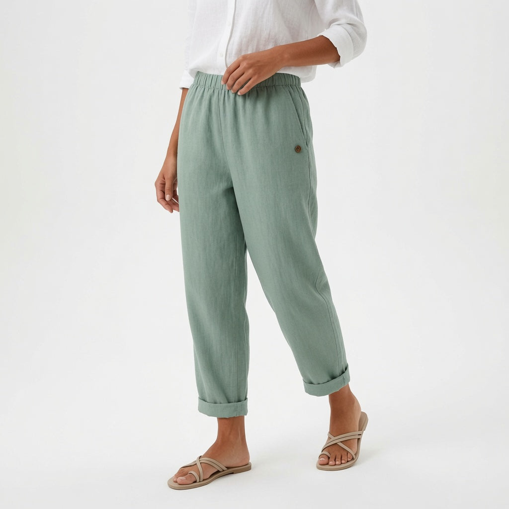 Luxe Linen Summer Comfort Pants