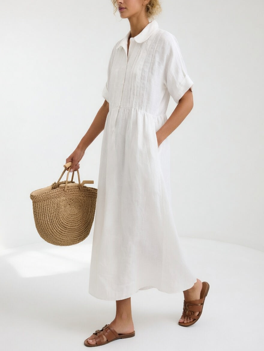 Flowy Summer Shirt Dress