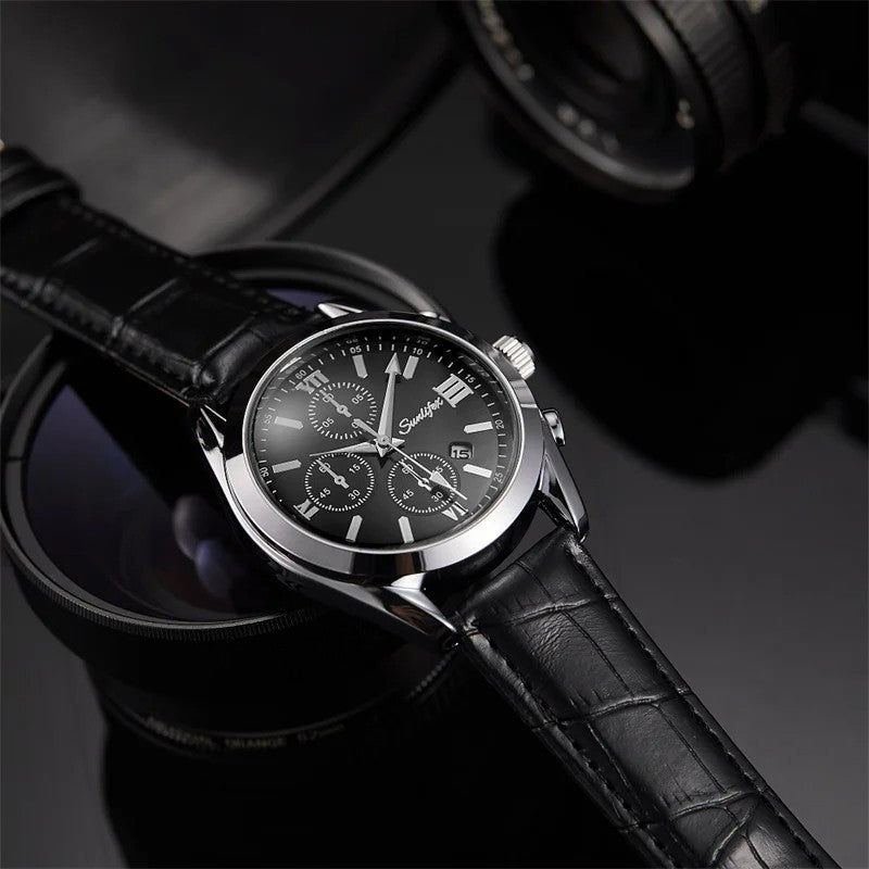 Genuine Leather Timepiece