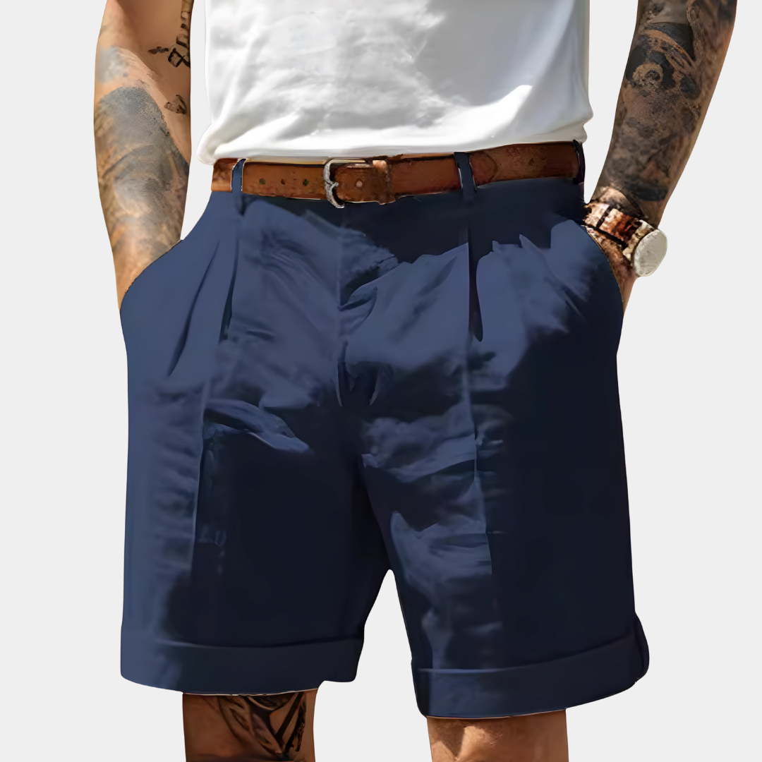Tailored Linen Bermuda Shorts