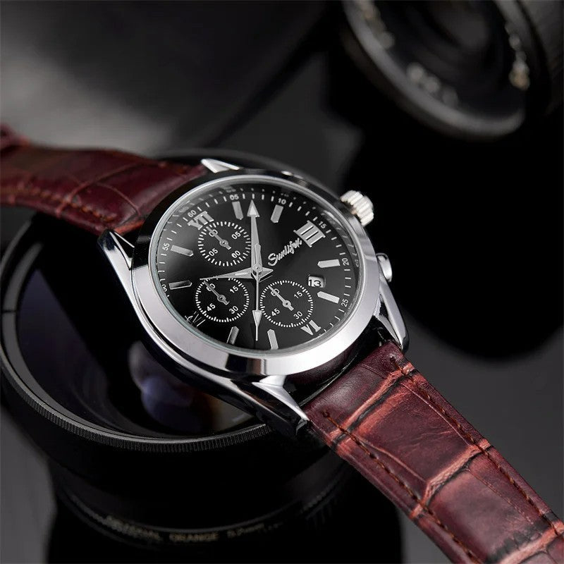 Genuine Leather Timepiece
