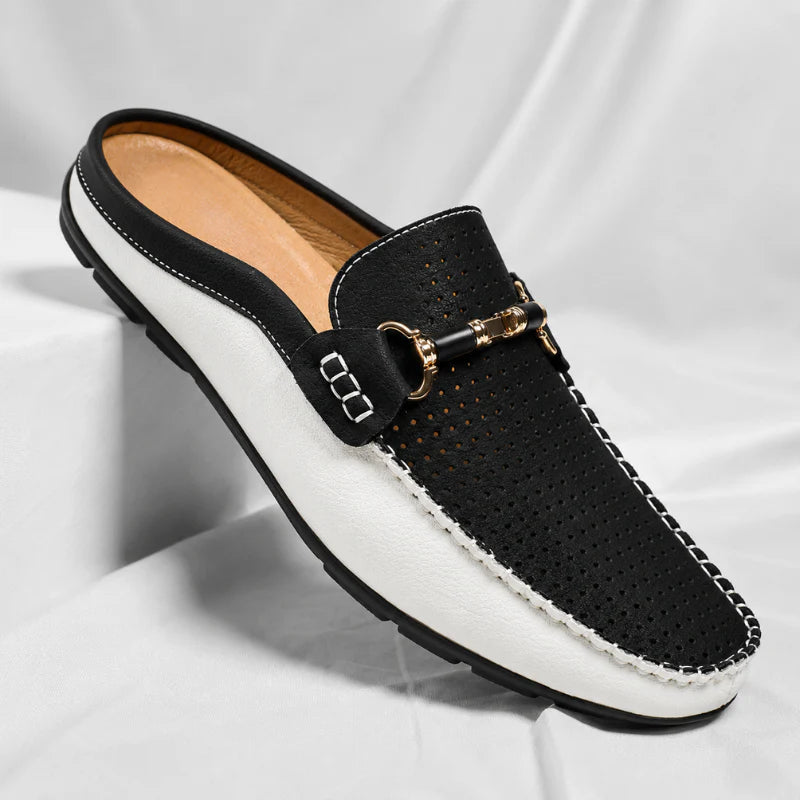 Italian Leather Santino Slippers