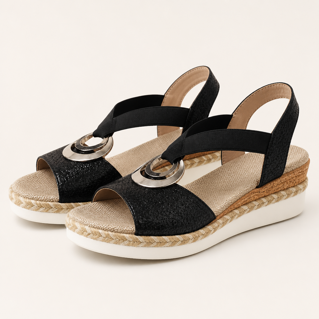 Ergonomic Comfort Wedge Sandals