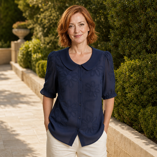 Embroidered Rosalie Blouse