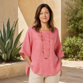 Boat-Neck Knit Tunic