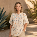 Cotton Linen Roselle Blouse