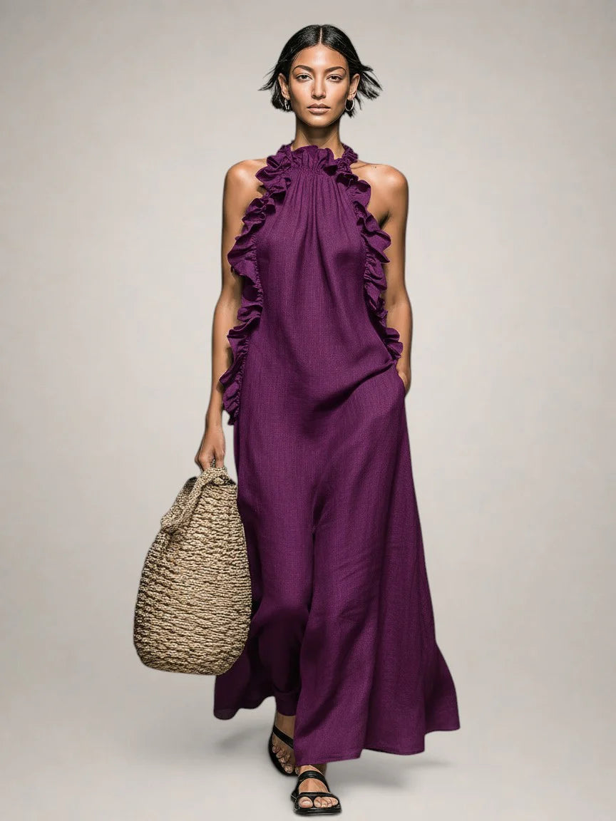Helene Timeless Ruffled Maxi Dress