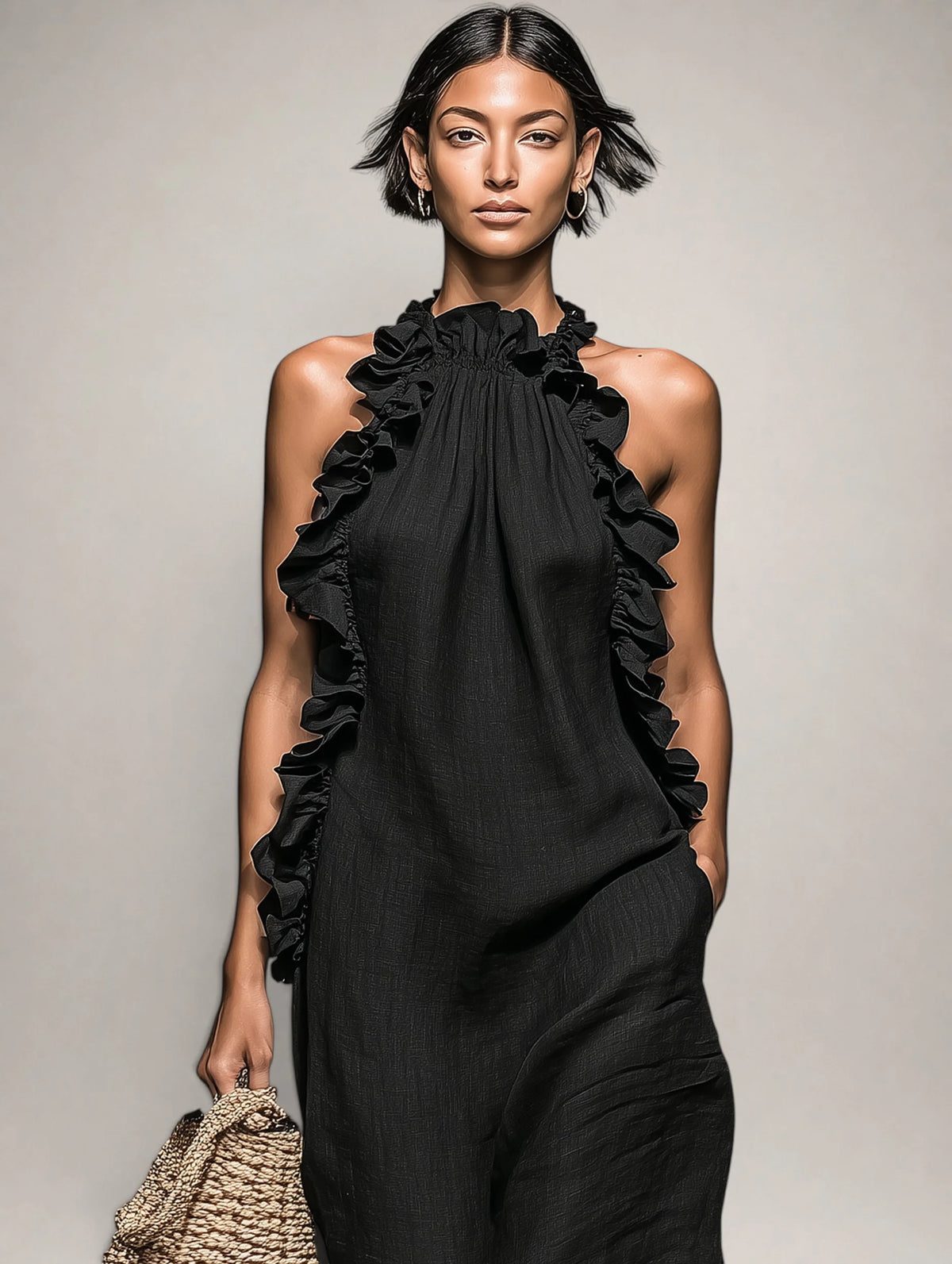 Helene Timeless Ruffled Maxi Dress